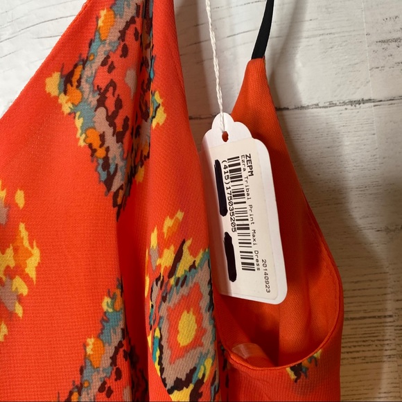 Ezra NWT tribal print maxi dress - Picture 4 of 9